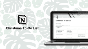 Christmas To-Do List Notion Template